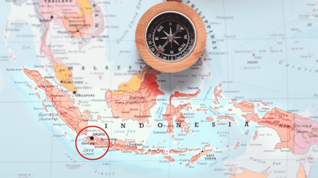 Map of Indonesia